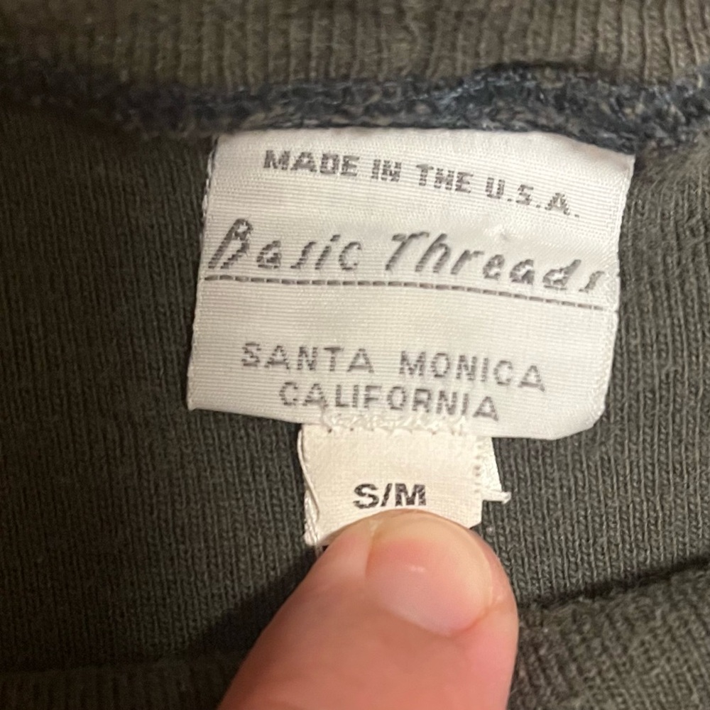 Basic Threads Dark Green Long Sleeve Sweatshirt - image 2